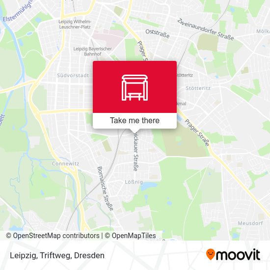 Карта Leipzig, Triftweg