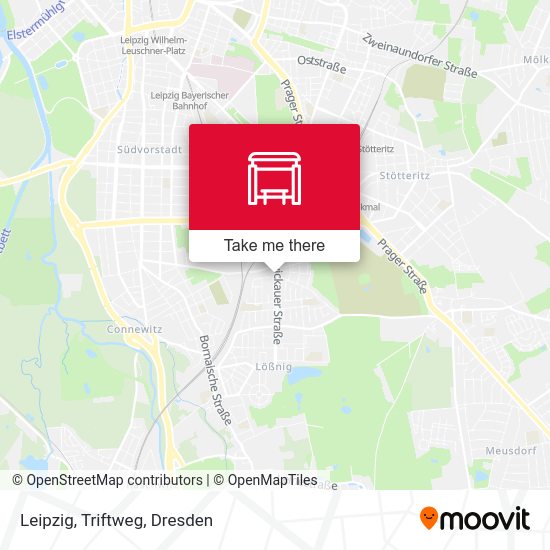 Карта Leipzig, Triftweg