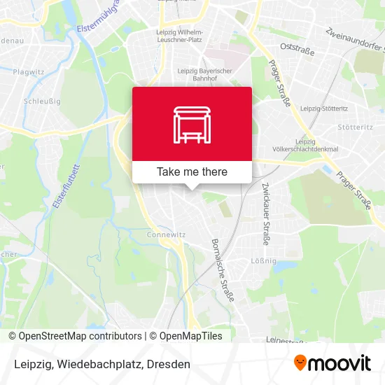 Карта Leipzig, Wiedebachplatz