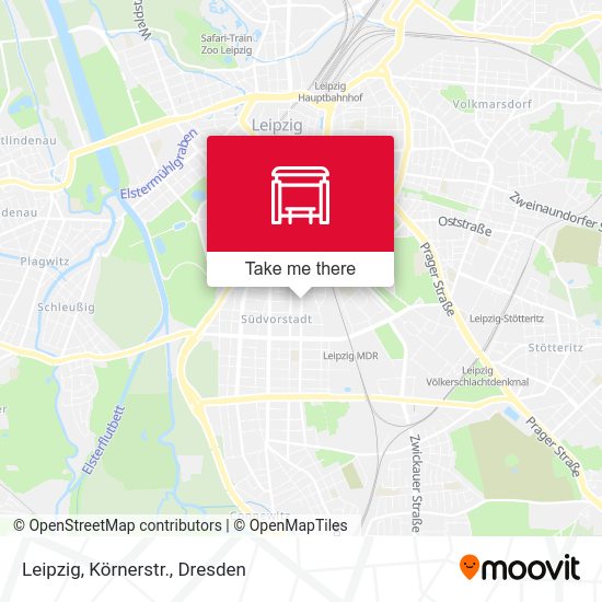 Карта Leipzig, Körnerstr.