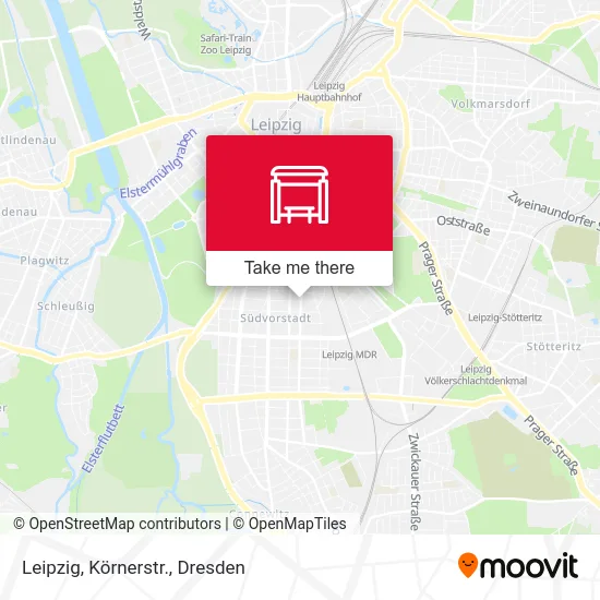 Карта Leipzig, Körnerstr.