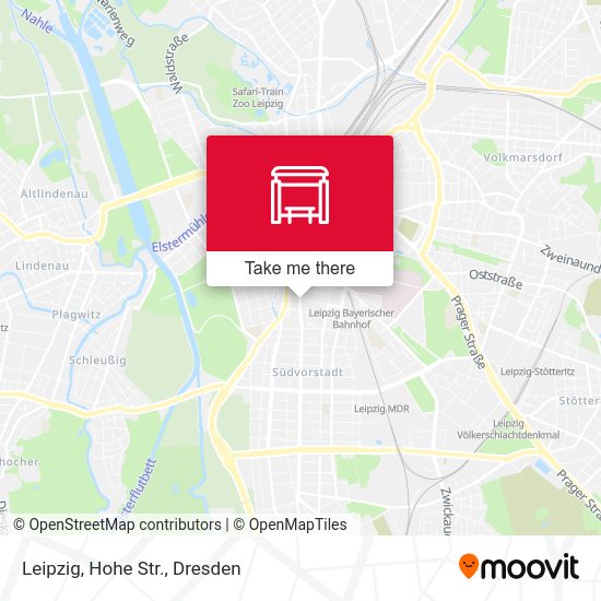 Карта Leipzig, Hohe Str.