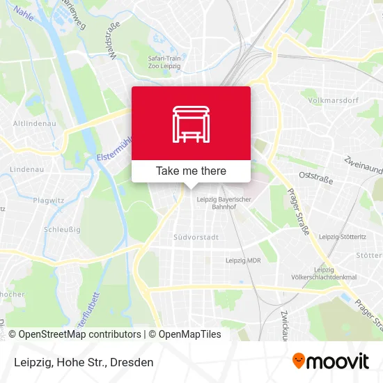 Карта Leipzig, Hohe Str.