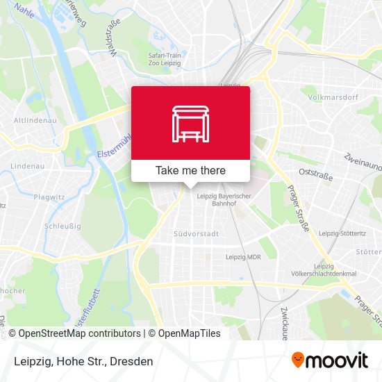 Карта Leipzig, Hohe Str.