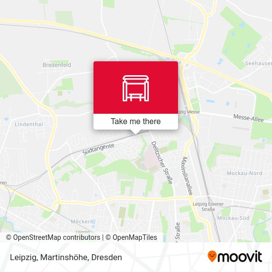 Карта Leipzig, Martinshöhe