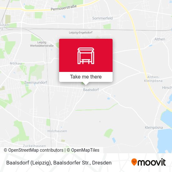 Карта Baalsdorf (Leipzig), Baalsdorfer Str.