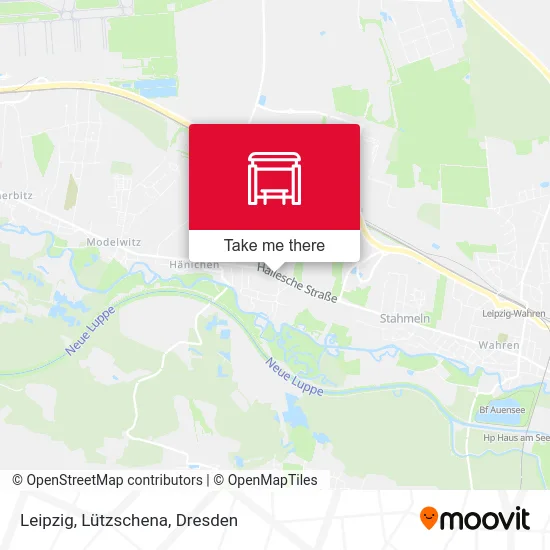 Карта Leipzig, Lützschena