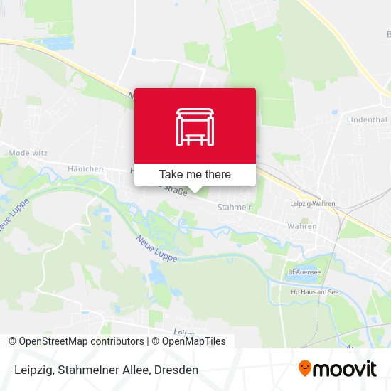 Карта Leipzig, Stahmelner Allee