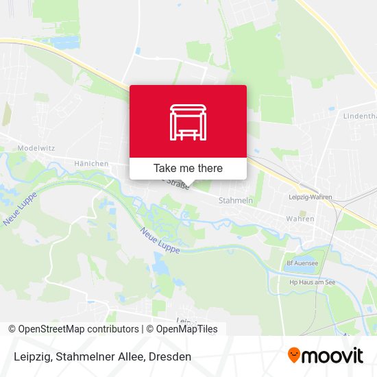 Карта Leipzig, Stahmelner Allee