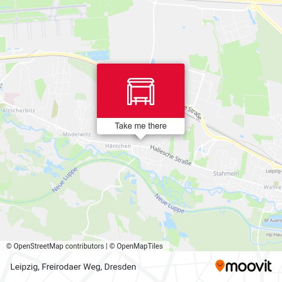 Карта Leipzig, Freirodaer Weg