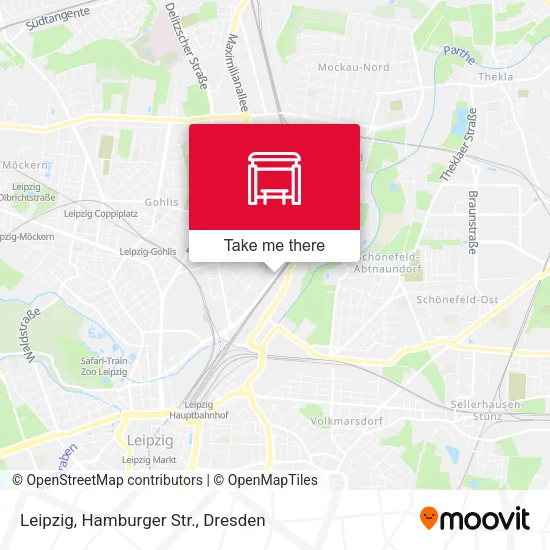 Карта Leipzig, Hamburger Str.