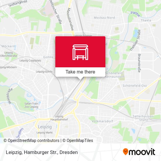Карта Leipzig, Hamburger Str.
