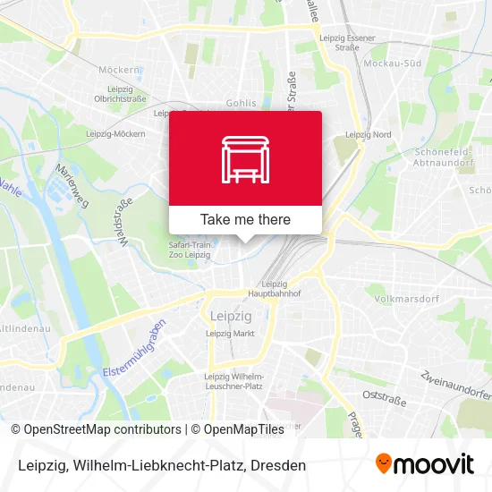 Карта Leipzig, Wilhelm-Liebknecht-Platz