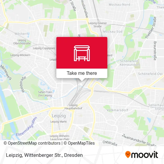 Карта Leipzig, Wittenberger Str.