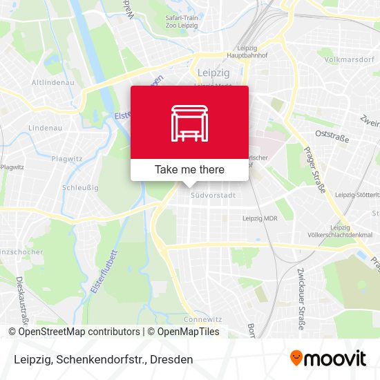 Карта Leipzig, Schenkendorfstr.