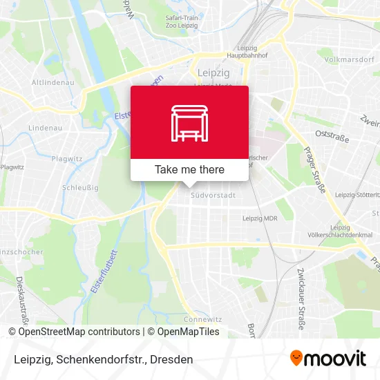 Карта Leipzig, Schenkendorfstr.