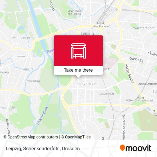 Карта Leipzig, Schenkendorfstr.