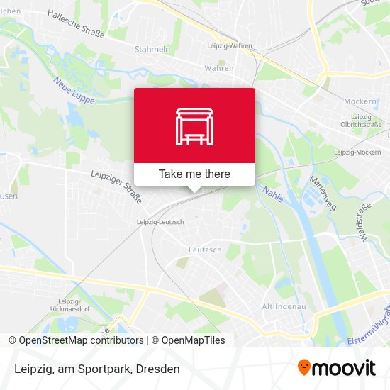 Карта Leipzig, am Sportpark