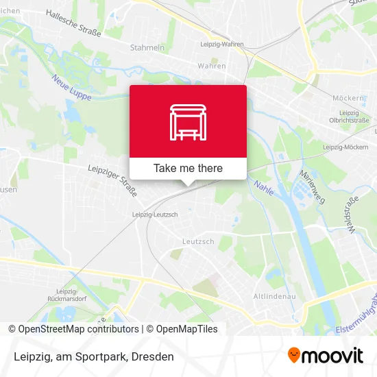 Карта Leipzig, am Sportpark