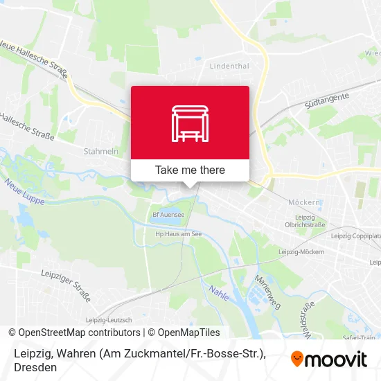Карта Leipzig, Wahren (Am Zuckmantel / Fr.-Bosse-Str.)