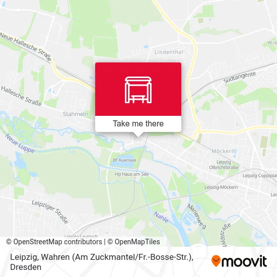 Карта Leipzig, Wahren (Am Zuckmantel / Fr.-Bosse-Str.)