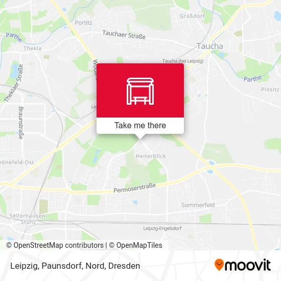 Карта Leipzig, Paunsdorf, Nord