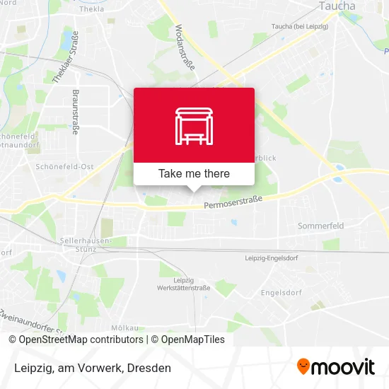 Карта Leipzig, am Vorwerk