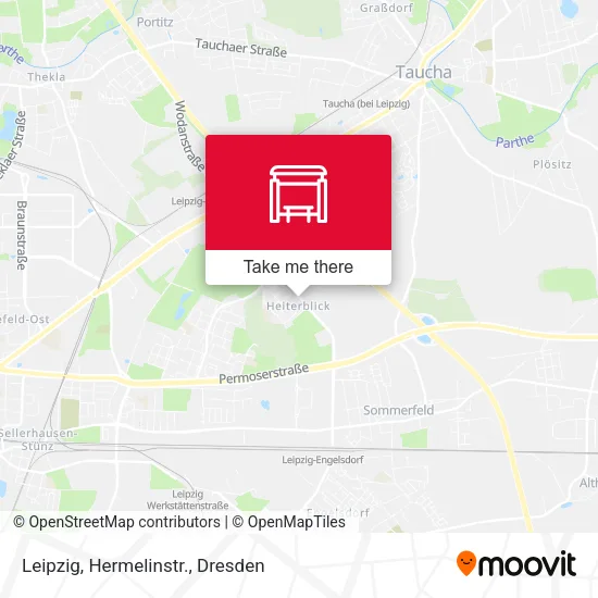 Карта Leipzig, Hermelinstr.