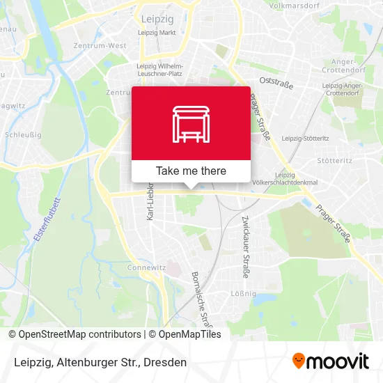 Leipzig, Altenburger Str. map