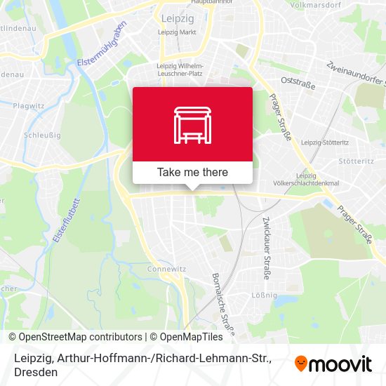 Карта Leipzig, Arthur-Hoffmann- / Richard-Lehmann-Str.