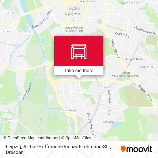 Карта Leipzig, Arthur-Hoffmann- / Richard-Lehmann-Str.