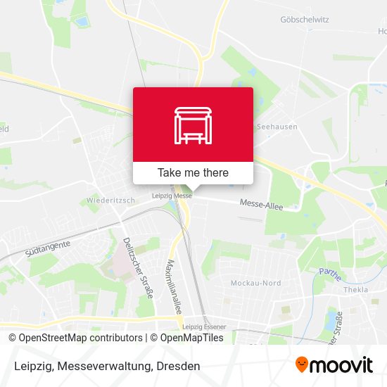Карта Leipzig, Messeverwaltung