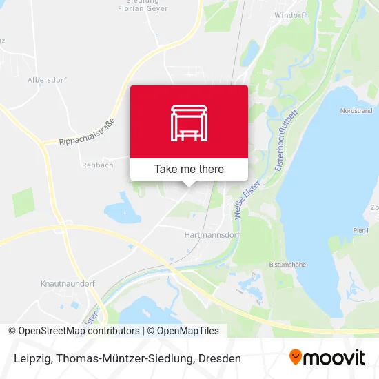 Карта Leipzig, Thomas-Müntzer-Siedlung