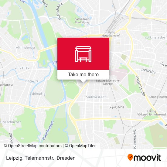 Карта Leipzig, Telemannstr.