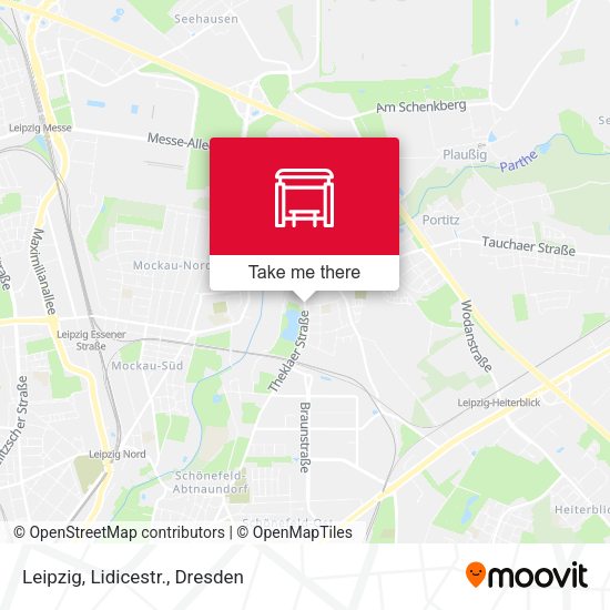 Карта Leipzig, Lidicestr.