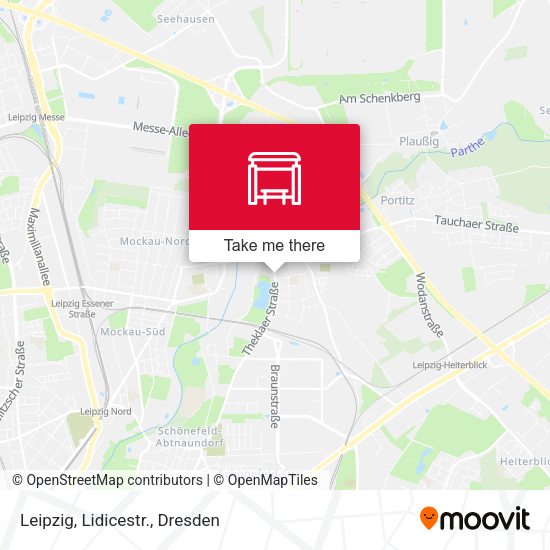Карта Leipzig, Lidicestr.
