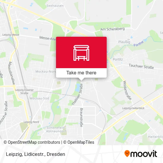 Карта Leipzig, Lidicestr.