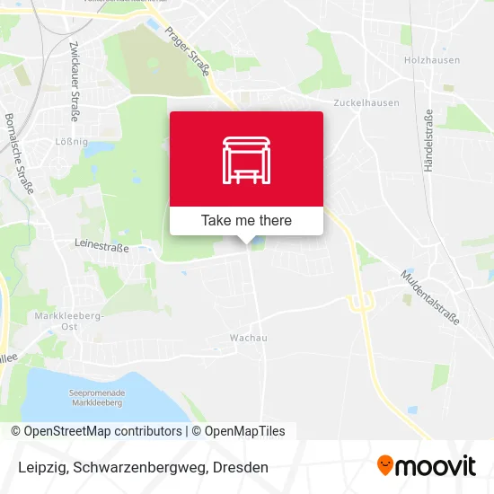 Карта Leipzig, Schwarzenbergweg