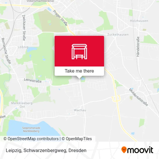 Карта Leipzig, Schwarzenbergweg