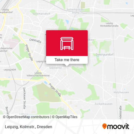 Leipzig, Kolmstr. map