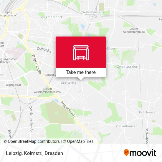 Leipzig, Kolmstr. map