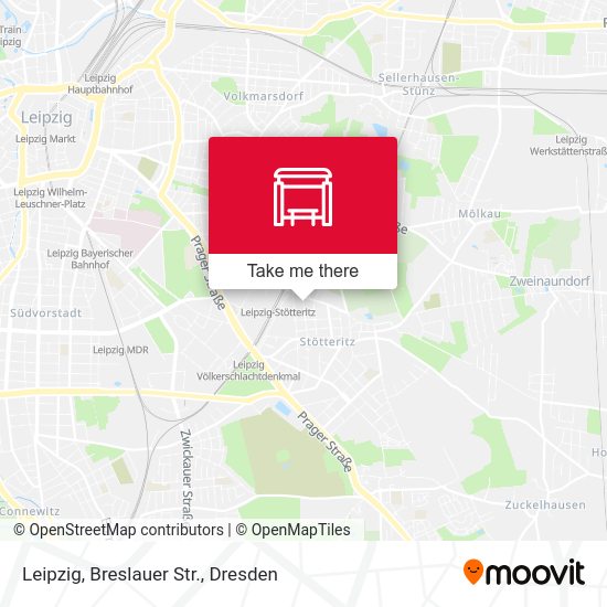 Карта Leipzig, Breslauer Str.