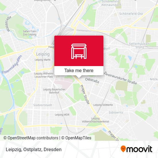 Карта Leipzig, Ostplatz