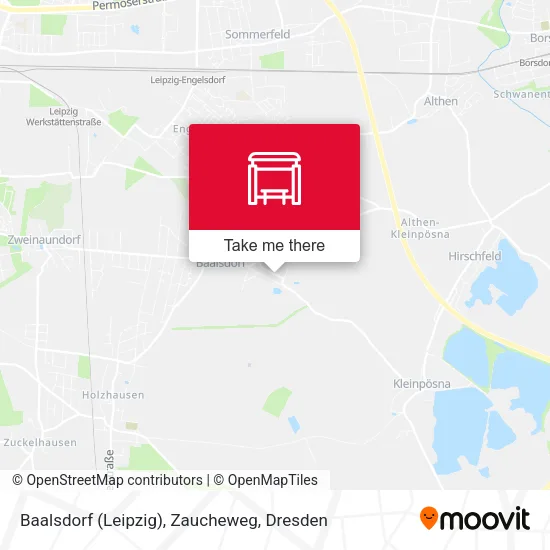 Карта Baalsdorf (Leipzig), Zaucheweg