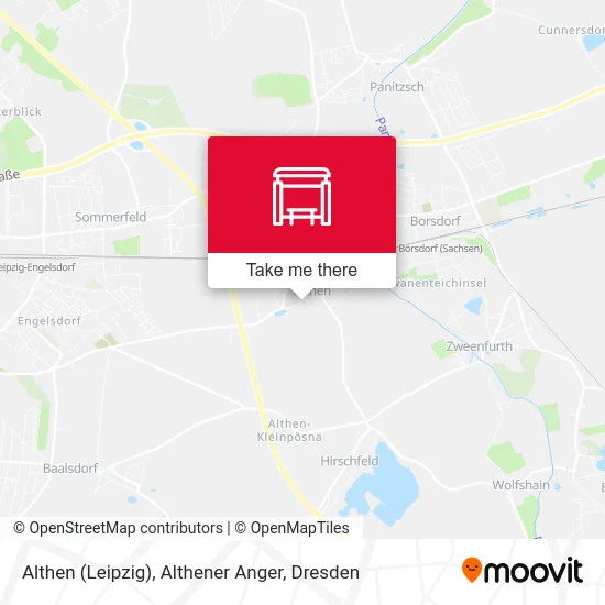 Карта Althen (Leipzig), Althener Anger