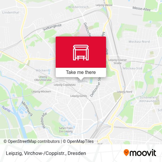 Карта Leipzig, Virchow-/Coppistr.