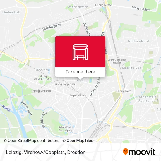 Карта Leipzig, Virchow-/Coppistr.