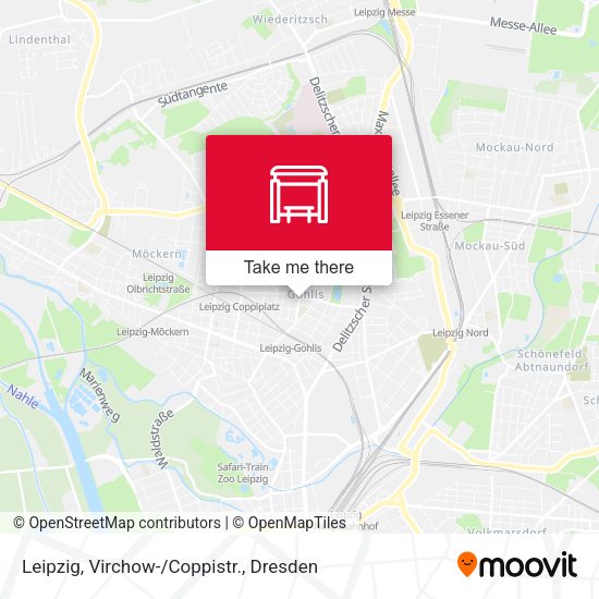 Карта Leipzig, Virchow-/Coppistr.