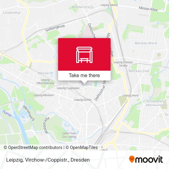 Карта Leipzig, Virchow-/Coppistr.