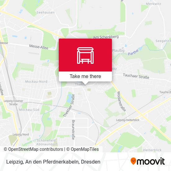 Карта Leipzig, An den Pferdnerkabeln